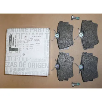 Jeu de 4 plaquettes de frein arrière OE 440607091R