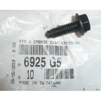 Vis, système d'échappement OE 6925G5