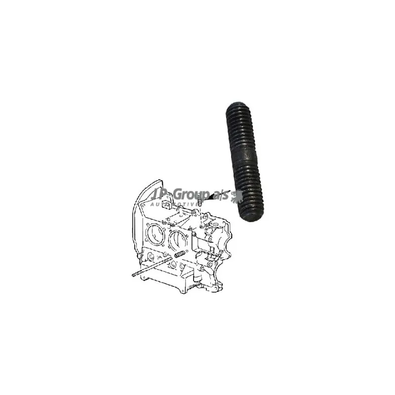 Boulon, système d'échappement JP GROUP 8110150106