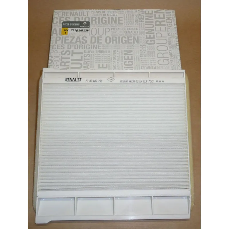 Filtre, air de l'habitacle OE 7700846236