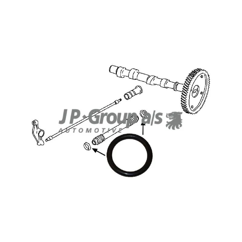Joint d'étanchéité, tube de protection de la tige du poussoi JP GROUP 8111001506