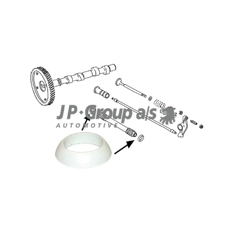 Joint d'étanchéité, tube de protection de la tige du poussoi JP GROUP 8111001703