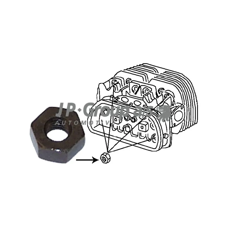 Boulon de culasse de cylindre JP GROUP 8111150100