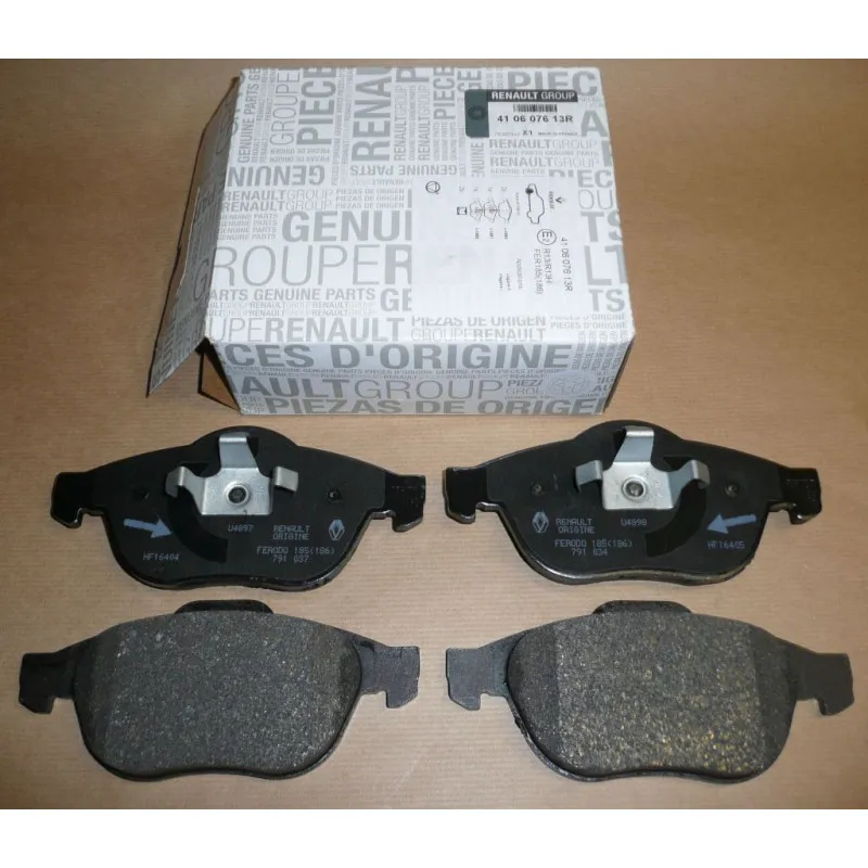 Jeu de 4 plaquettes de frein avant OE 410607613R