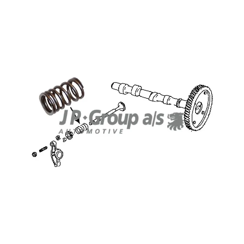 Ressort de soupape JP GROUP 8111351306