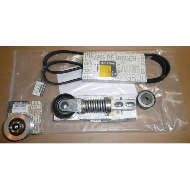 Jeu de courroies trapézoïdales à nervures OE 7701477546