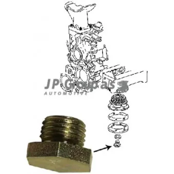 Vis-bouchon, carter d'huile JP GROUP 8113800200