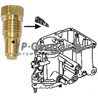 Gicleur de ralenti, carburateur JP GROUP 8115150906
