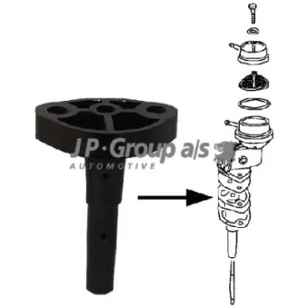 Flasque, unité d'alimentation de carburant JP GROUP 8115250200