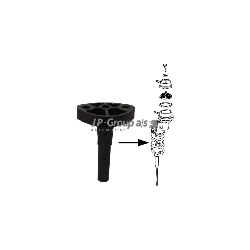Flasque, unité d'alimentation de carburant JP GROUP 8115250200