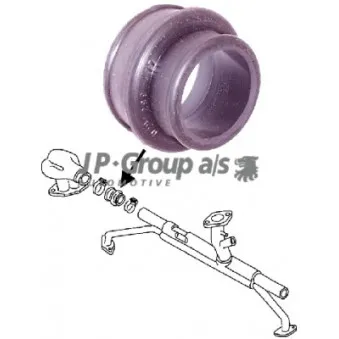 Tuyau d'aspiration, alimentation d'air JP GROUP 8115350106