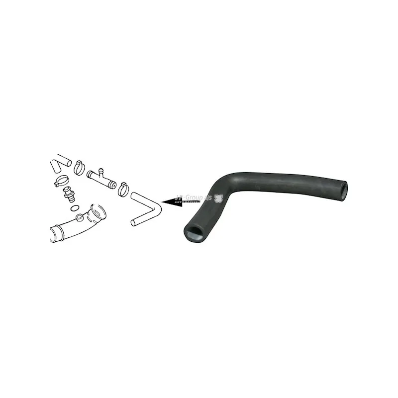 Tuyau de ventilation, réservoir de carburant JP GROUP 8115651500
