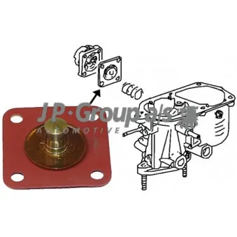 Diaphragme, carburateur JP GROUP 8116000606