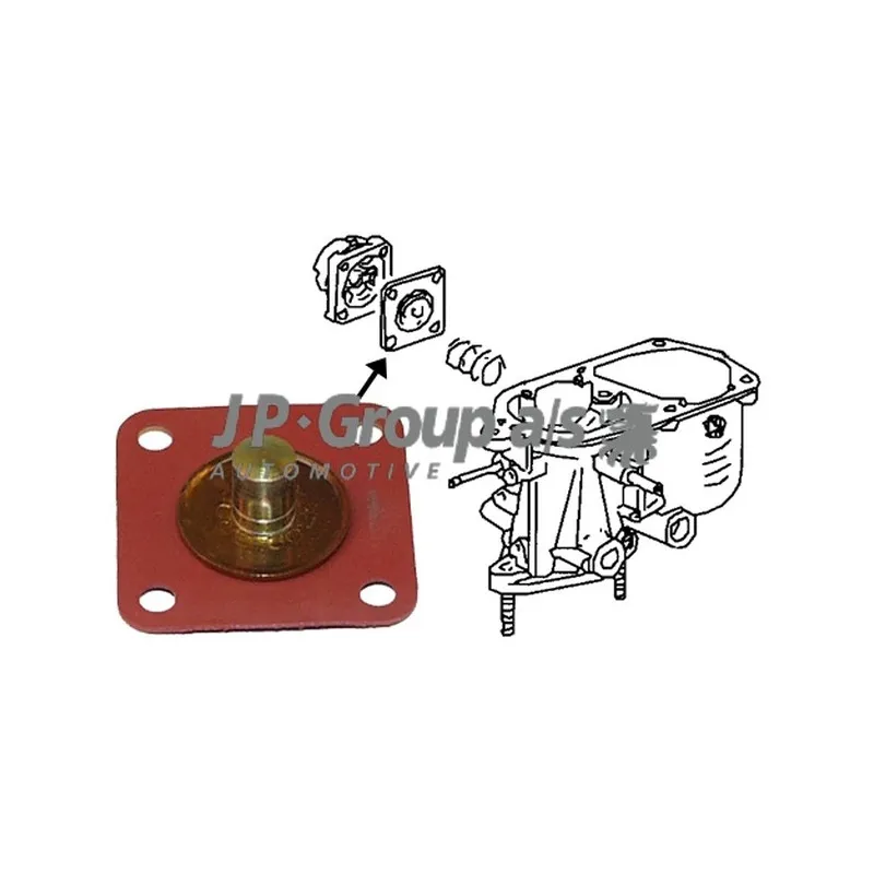 Diaphragme, carburateur JP GROUP 8116000606