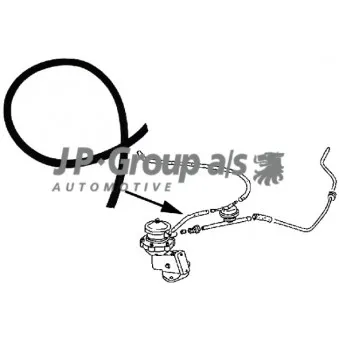 Tuyau de carburant JP GROUP 8116000706