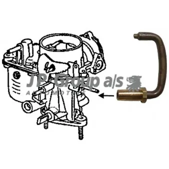 Tube d'injection, pompe d'accélération JP GROUP 8116001106