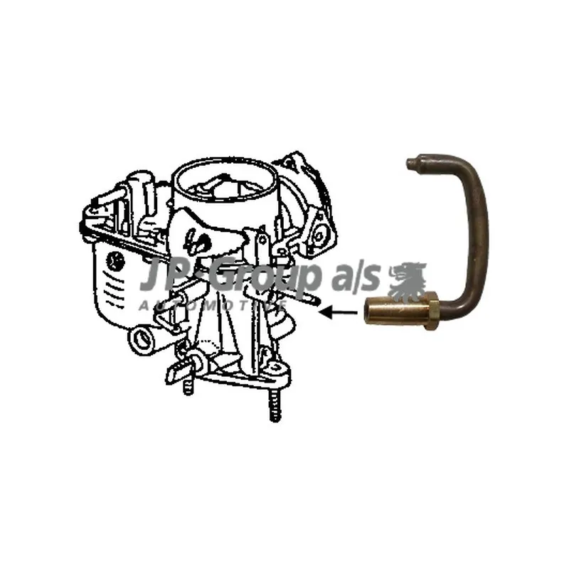 Tube d'injection, pompe d'accélération JP GROUP 8116001106