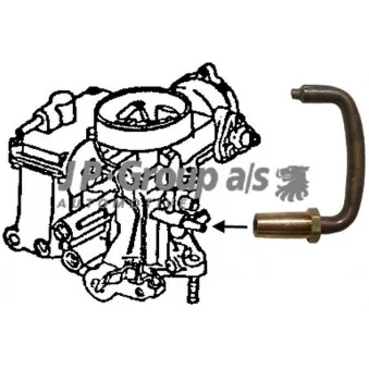 Tube d'injection, pompe d'accélération JP GROUP 8116001206