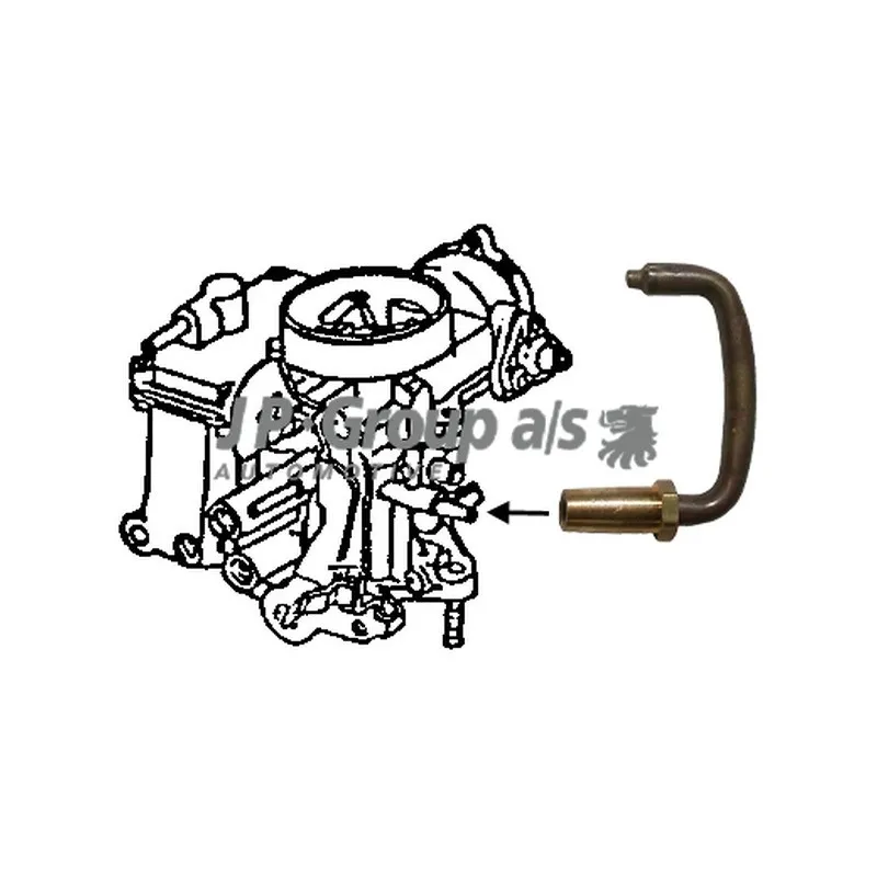 Tube d'injection, pompe d'accélération JP GROUP 8116001206