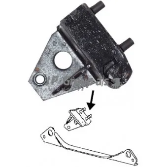 Support moteur arrière droit JP GROUP 8117900480