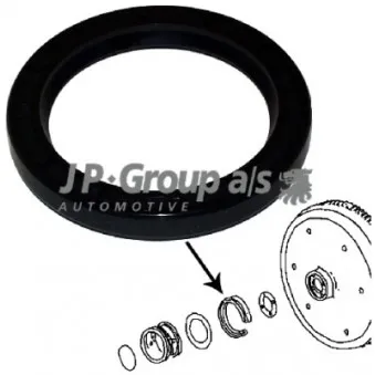 Bague d'étanchéité, vilebrequin JP GROUP 8119500203