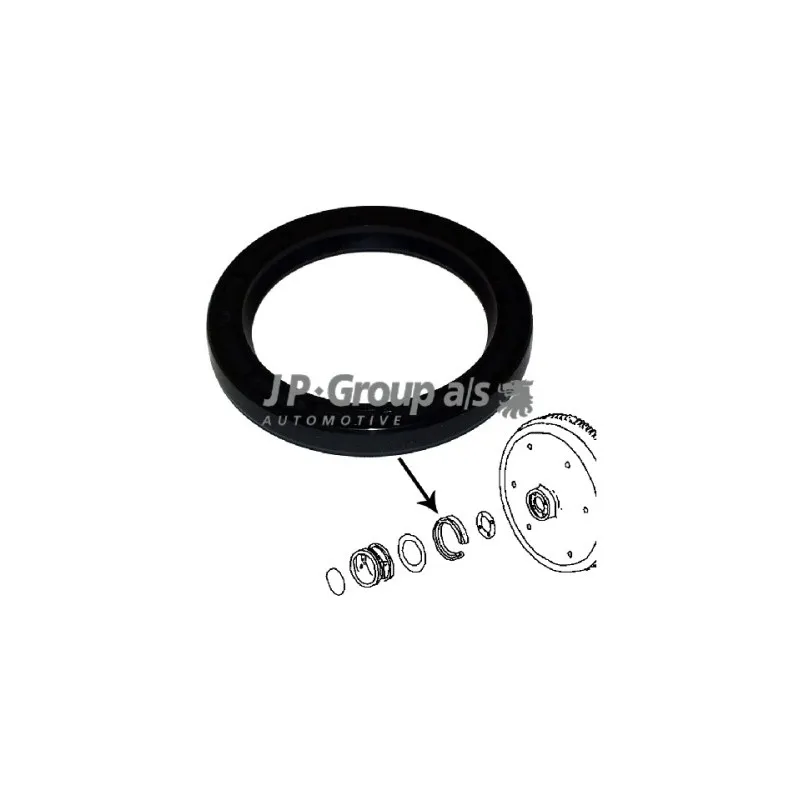 Bague d'étanchéité, vilebrequin JP GROUP 8119500203