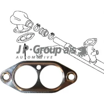 Joint d'étanchéité, collecteur d'admission JP GROUP