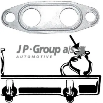 Joint d'étanchéité, tuyau d'échappement JP GROUP 8121100400