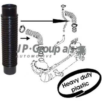 Manche, batterie chauffante-chauffage JP GROUP 8123500300