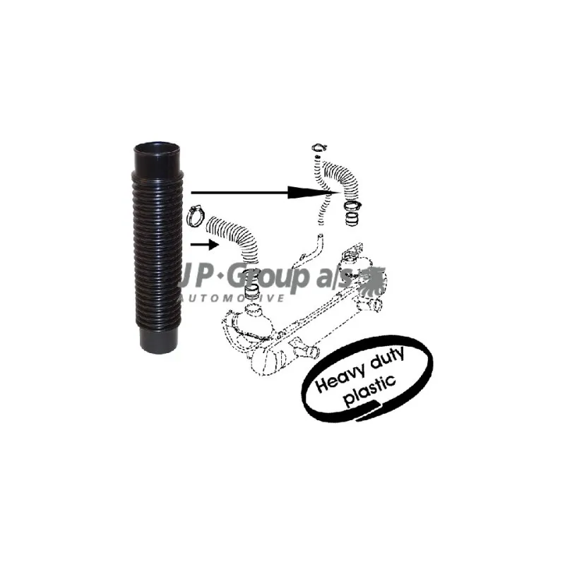 Manche, batterie chauffante-chauffage JP GROUP 8123500300