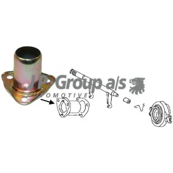 Douille de guidage, embrayage JP GROUP 8130300100