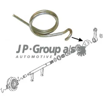 Ressort, commande d'embrayage JP GROUP 8131000306