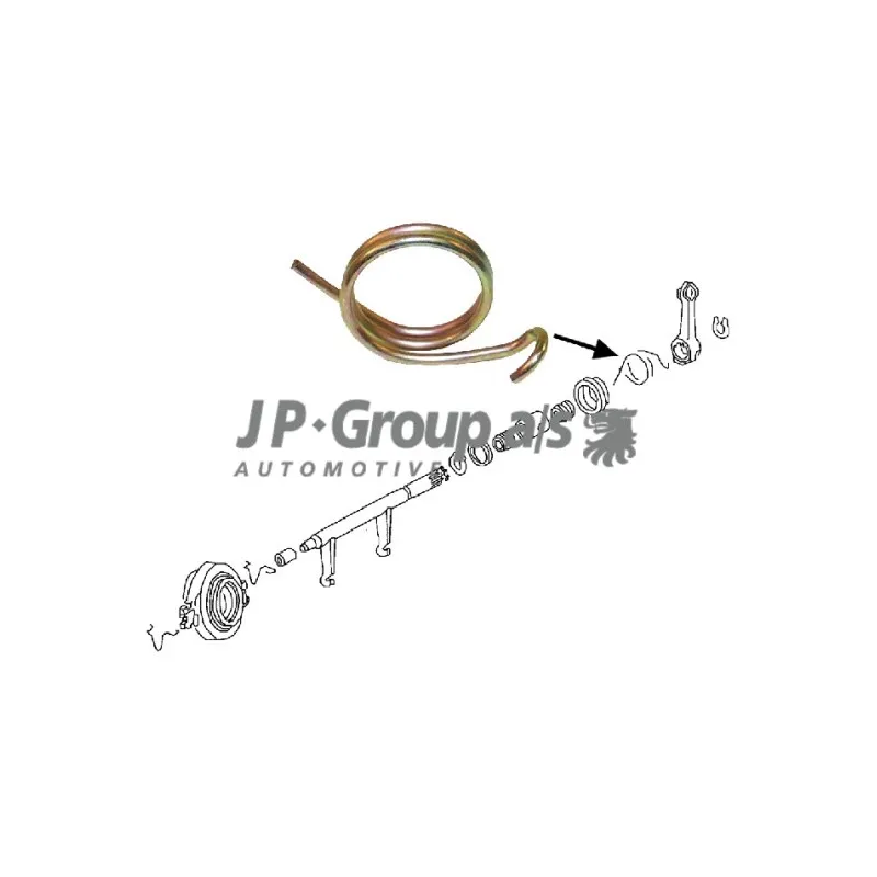 Ressort, commande d'embrayage JP GROUP 8131000400