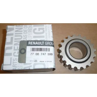 Roue dentée, vilebrequin OE 7700747599