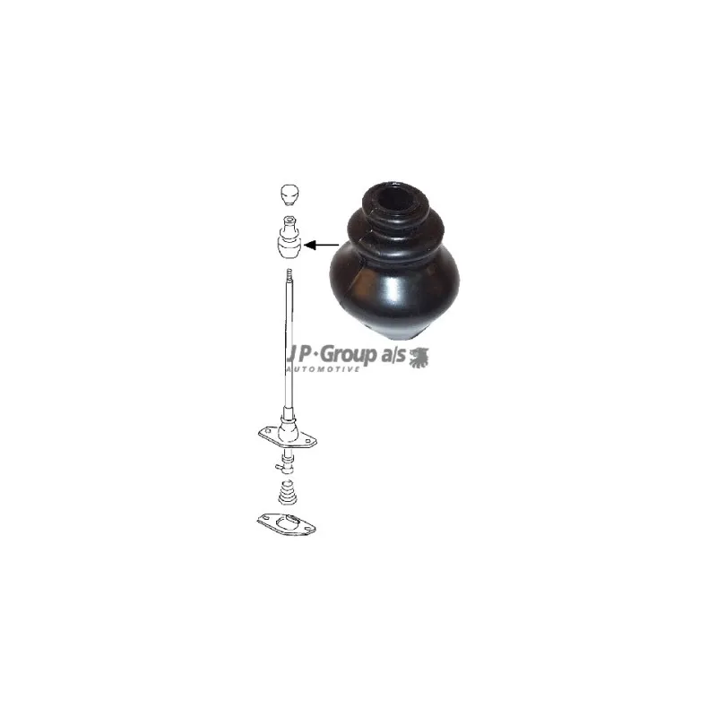 Garnissage de levier de changement de vitesse JP GROUP 8132300106