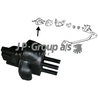 Suspension, boîte de vitesse manuelle JP GROUP 8132400300
