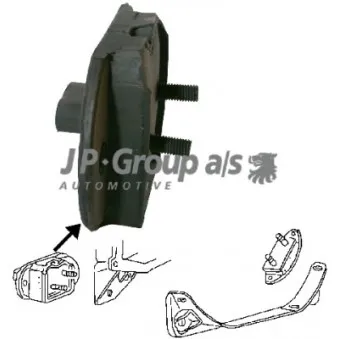 Suspension, boîte de vitesse manuelle JP GROUP 8132400500