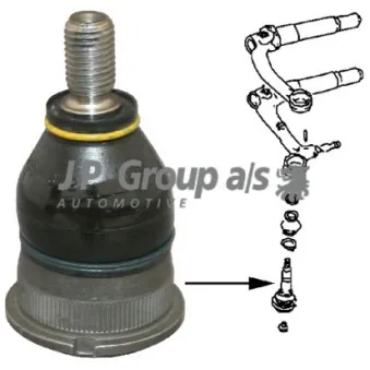 Rotule de suspension JP GROUP 8140300400
