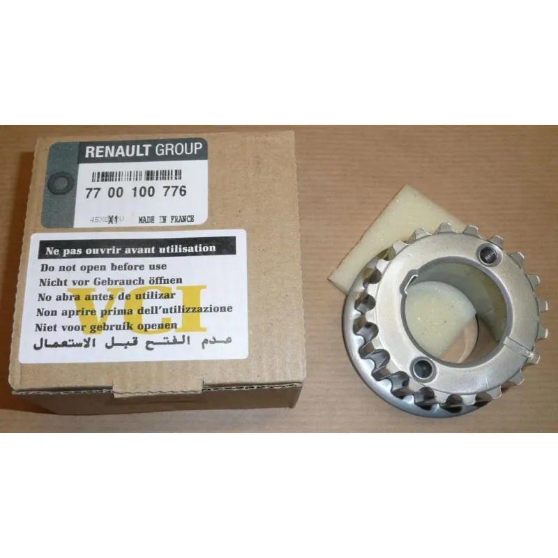 Roue dentée, vilebrequin OE 7700100776