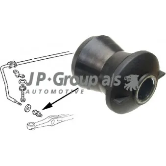 Coussinet de palier, stabilisateur JP GROUP 8140600406