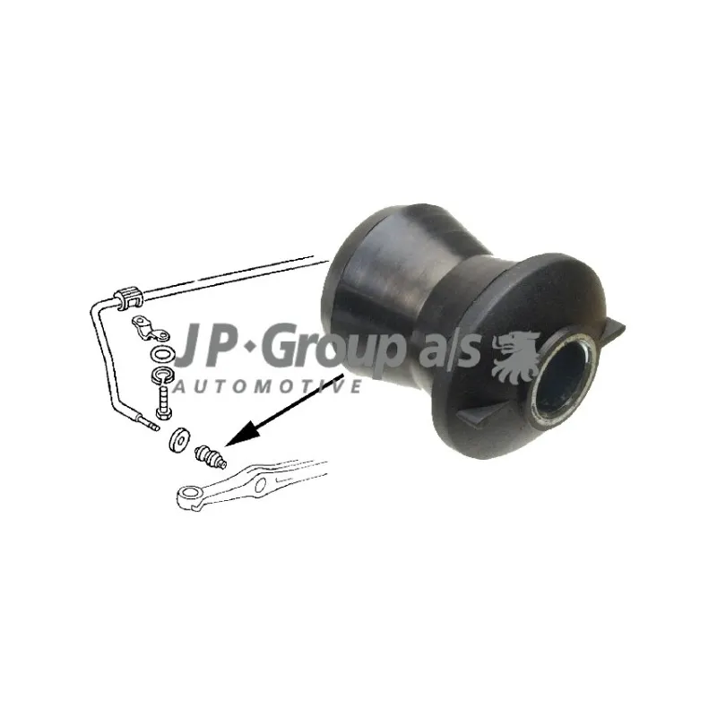Coussinet de palier, stabilisateur JP GROUP 8140600406