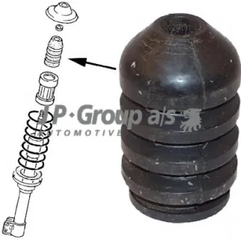 Butée élastique, suspension JP GROUP 8142600200