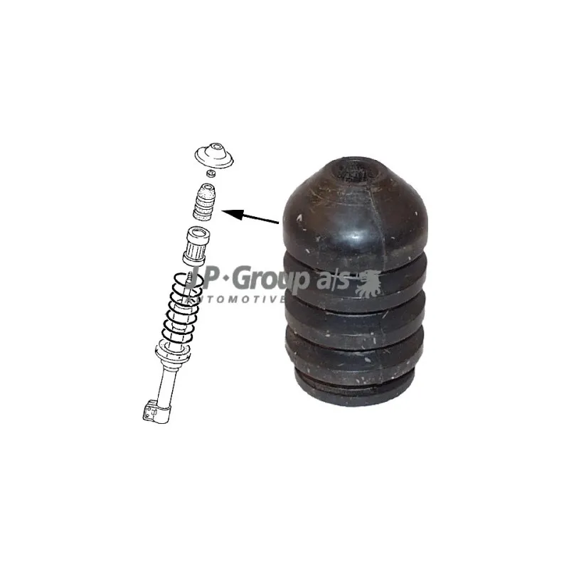 Butée élastique, suspension JP GROUP 8142600200