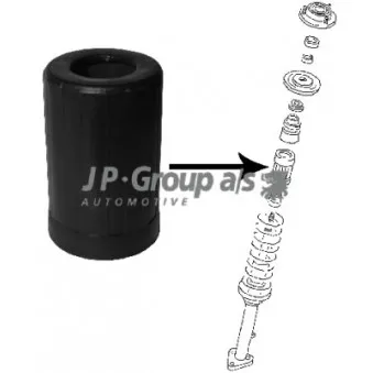 Bouchon de protection/soufflet, amortisseur JP GROUP 8142700100