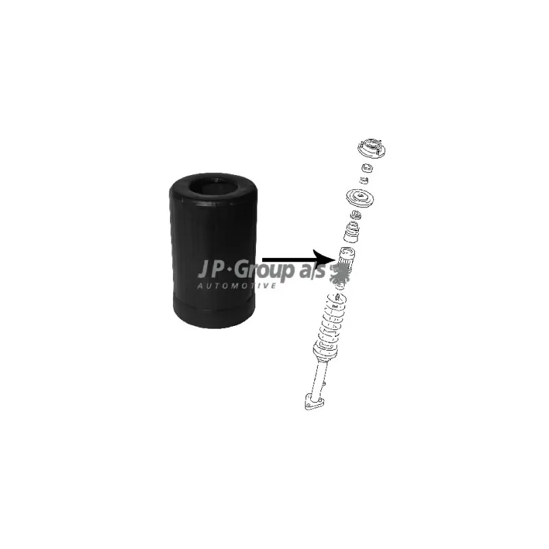 Bouchon de protection/soufflet, amortisseur JP GROUP 8142700100