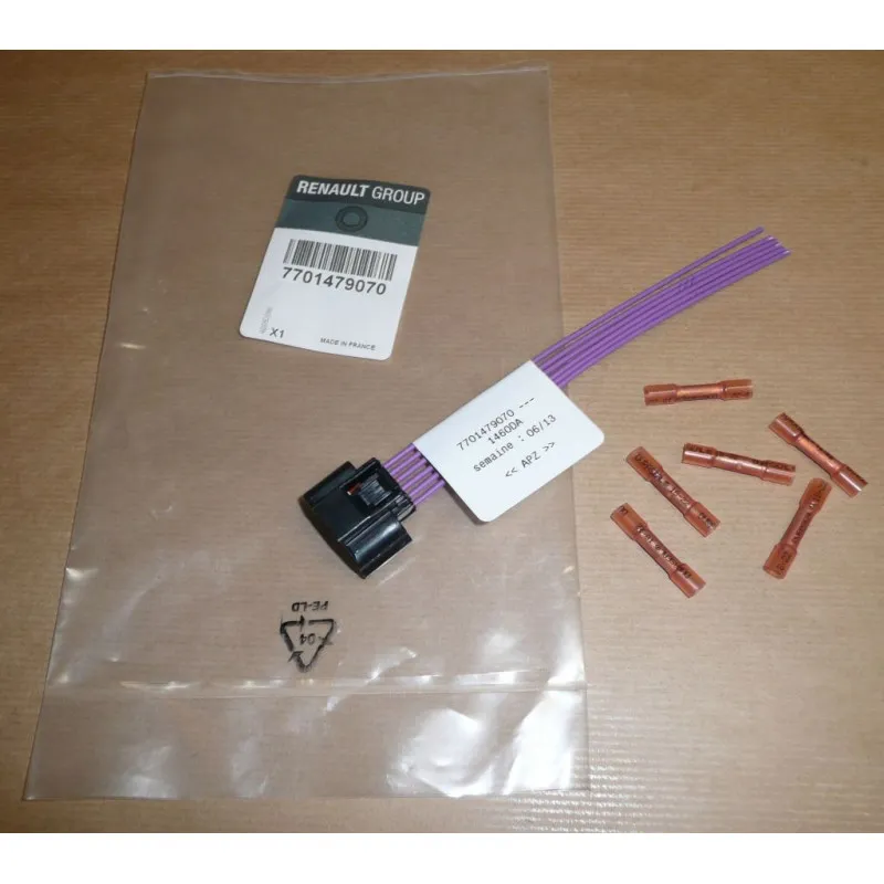 Kit de réparation pour câbles, débitmètre de masse d'air OE 7701479070