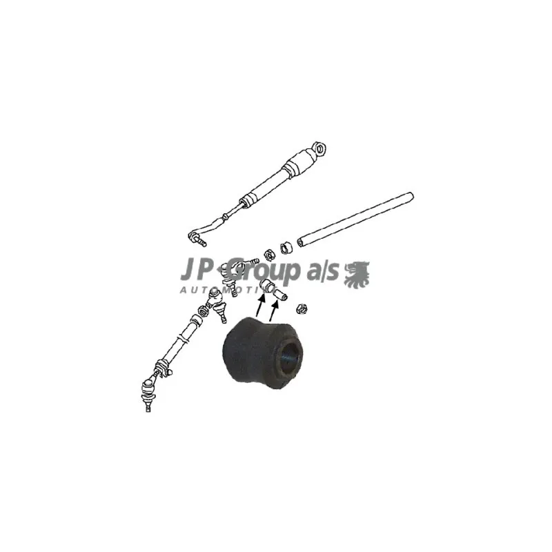 Douille, amortisseur JP GROUP 8145050106