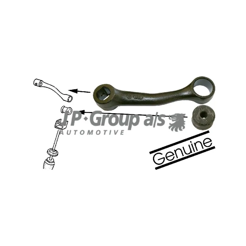 Levier portant, barre de torsion JP GROUP 8150500102