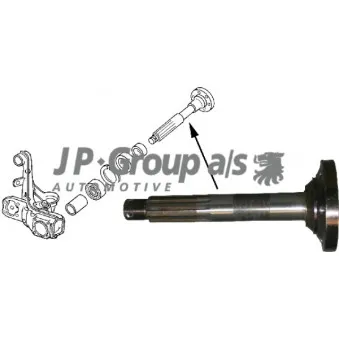 Fusée d'essieu, suspension de roue JP GROUP 8151400200