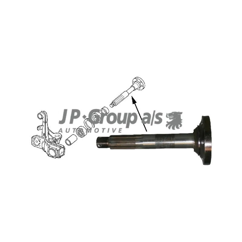 Fusée d'essieu, suspension de roue JP GROUP 8151400200